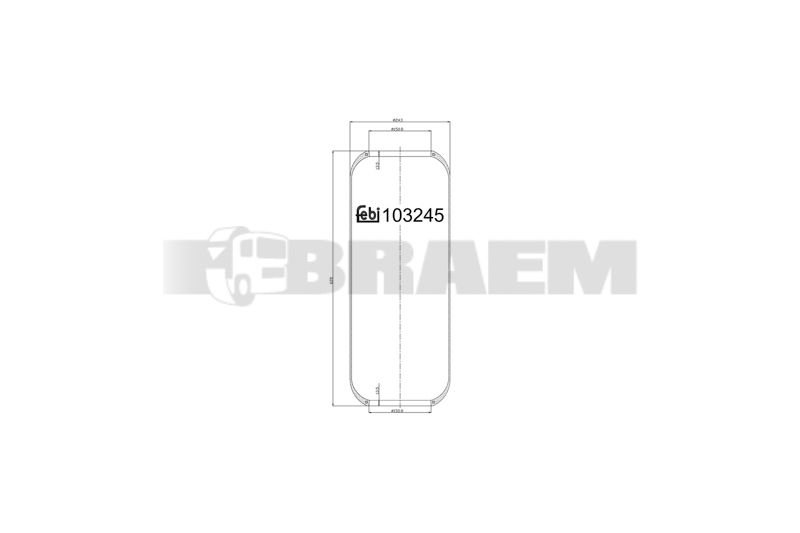 Pièces détachées camions et bus - Suspension - Suspension - Coussin pneumatique - VBA000.527