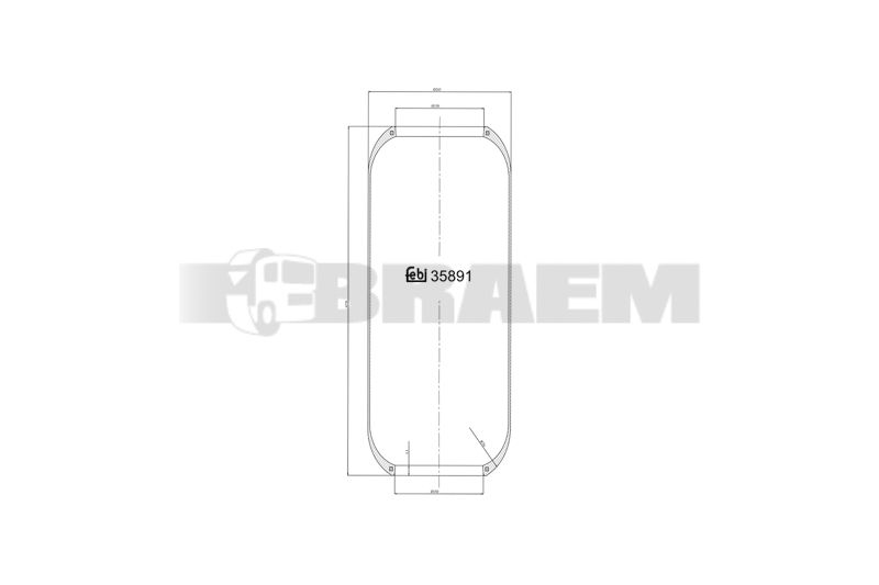 Pièces détachées camions et bus - Suspension - Suspension - Coussin pneumatique - VBA004.391
