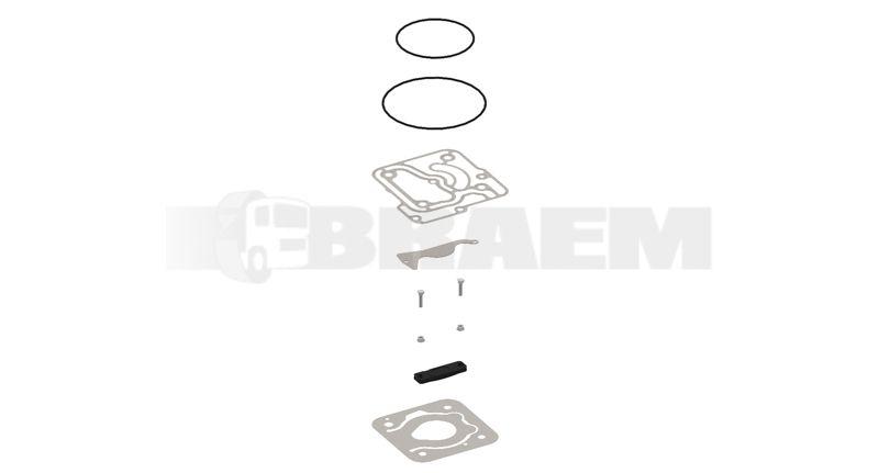 Lkw- und Busersatzteile - Bremssystem - Luftpresser - Ventil Deckel - WES412.352.006.2