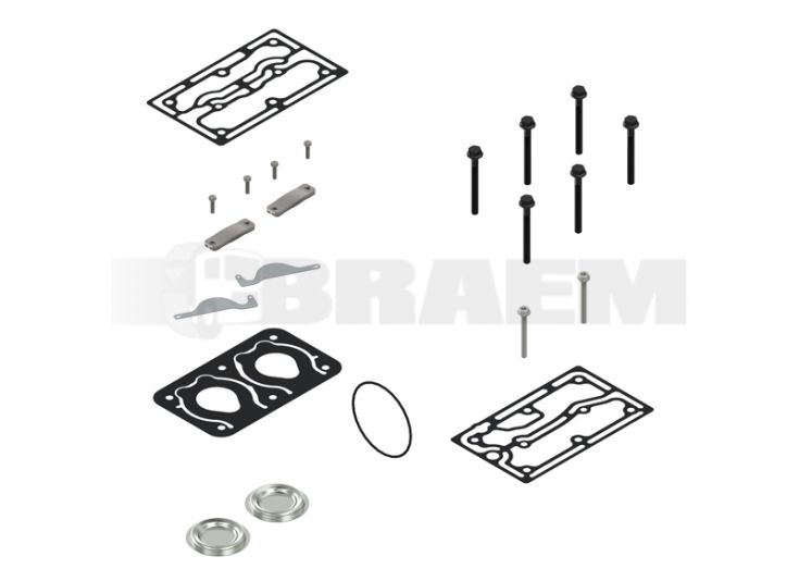 Lkw- und Busersatzteile - Bremssystem - Luftpresser - Ventil Deckel - WES412.704.939.2