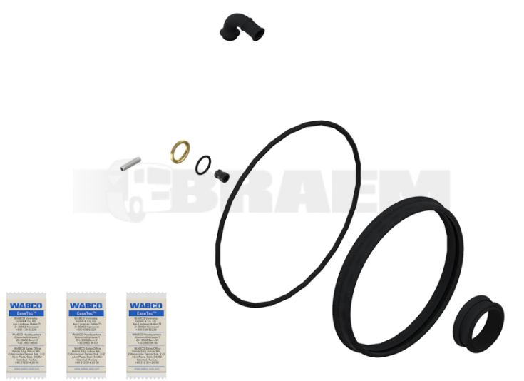 Lkw- und Busersatzteile - Lager, Gummiblock, Dichtung, Feder - Dichtung, Dichtring und Gummi - WES884.503.549.2