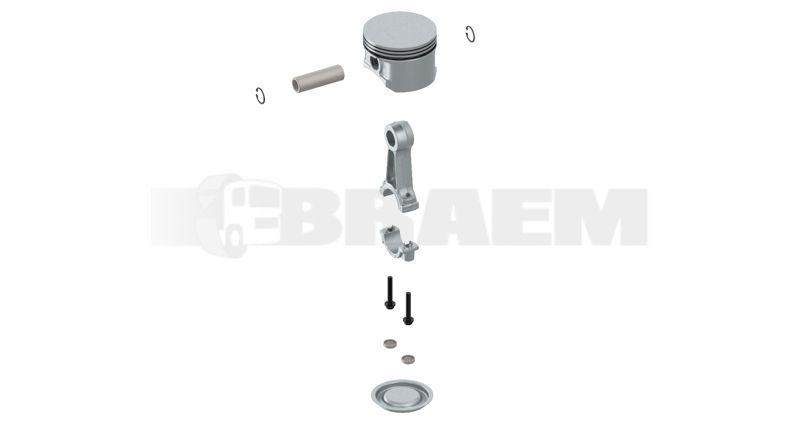 Lkw- und Busersatzteile - Bremssystem - Luftpresser - Kolben - WES912.512.929.2
